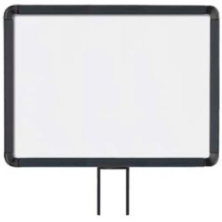LAVI INDUSTRIES , Horizontal Fixed Sign Frame, , 11" x 14", Unslotted, Matte Black 50-1131F7H/MB